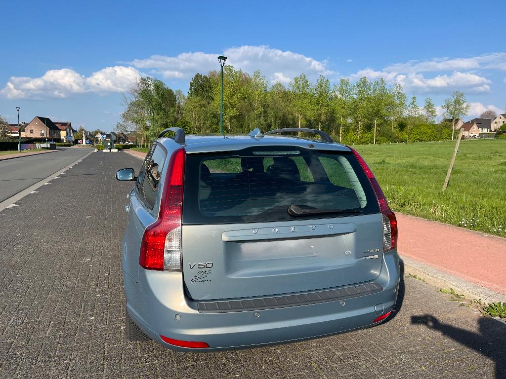 Volvo V50, Auto's, Voorwielaandrijving, Euro 5, Zwart, Leder