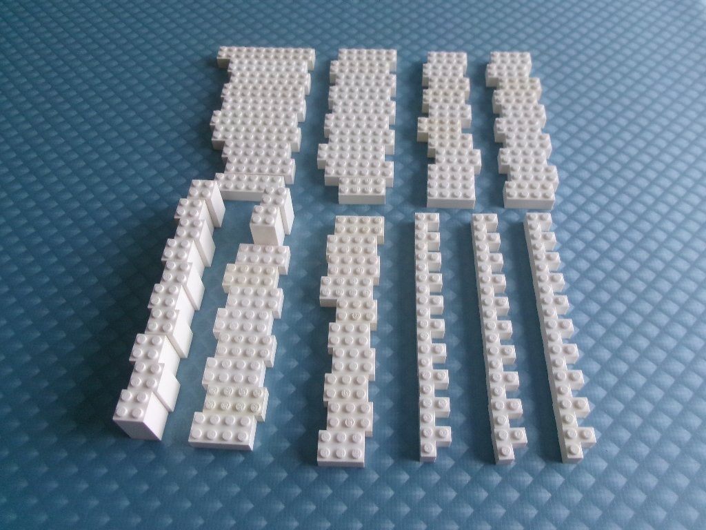 Z9 100 witte Lego 2x stenen, Enfants & Bébés, Jouets | Duplo & Lego, Utilisé, Lego, Briques en vrac, Plusieurs sets, Enlèvement ou Envoi