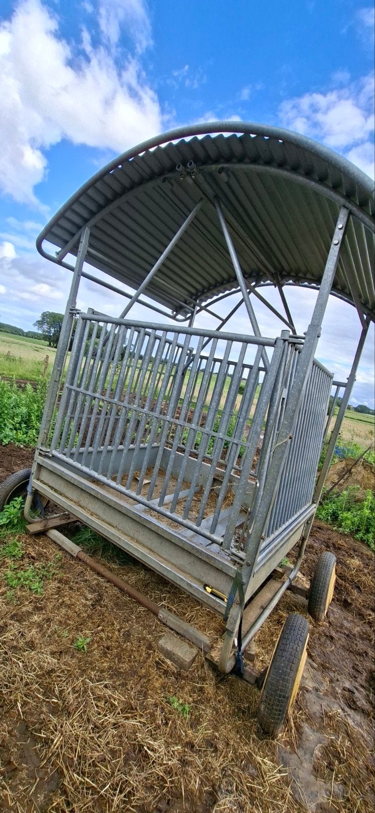 Vierkante hooiruif voor achter tracktor te hangen, Dieren en Toebehoren