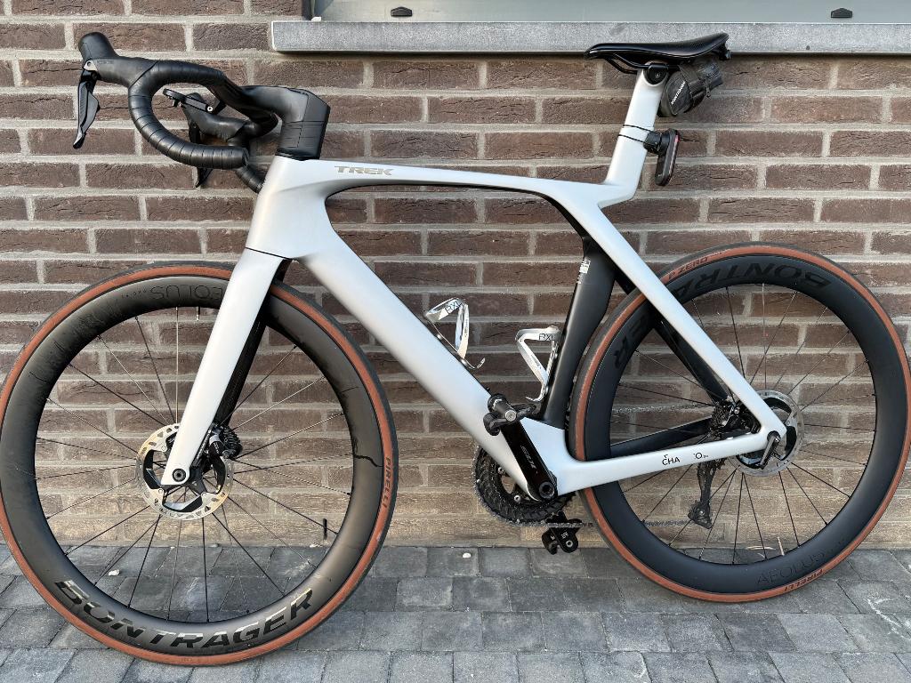 Trek Madone slr6 project one Satin QuickSilver, Fietsen en Brommers, 28 inch, Zo goed als nieuw, 57 tot 61 cm, Meer dan 20 versnellingen