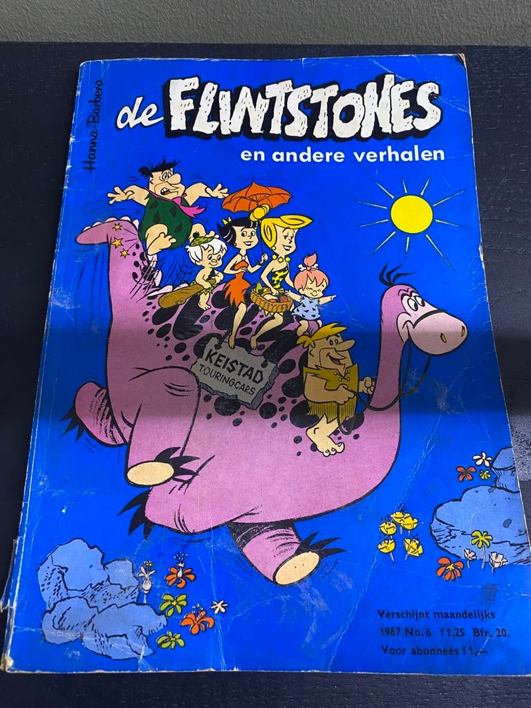 Oude strips de flinstones van 1967, Boeken, Stripverhalen, Complete serie of reeks, Ophalen, Gelezen