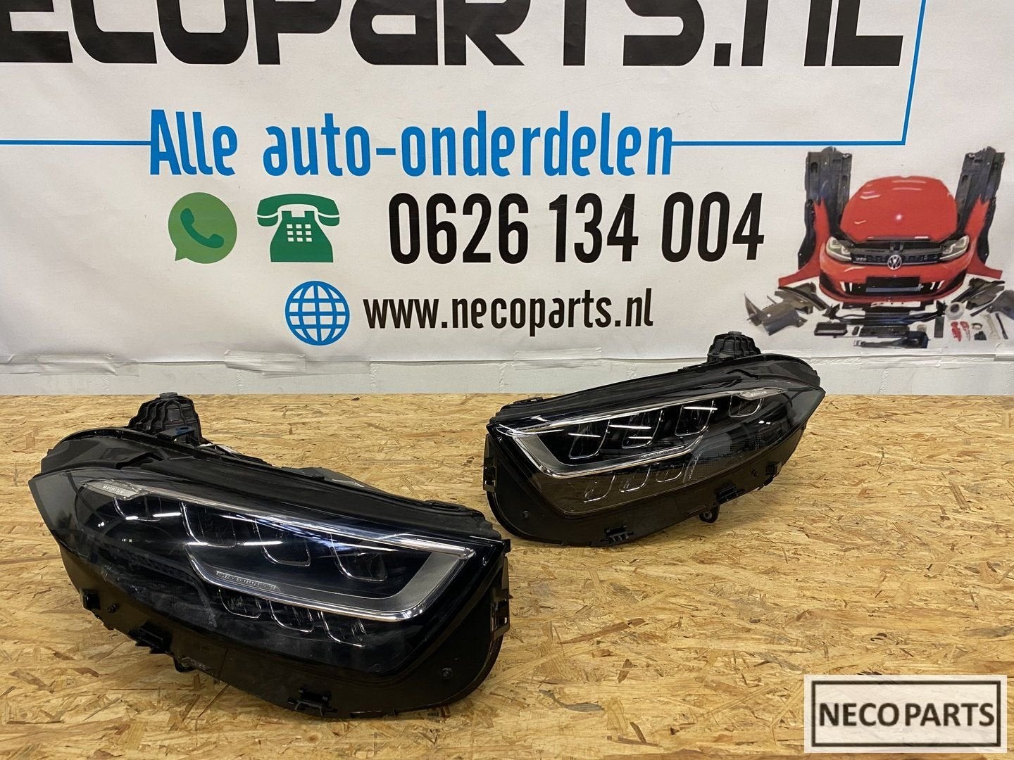 W257 CLS VOL LED KOPLAMP KOPLAMPEN SET ORIGINEEL, Utilisé, -, -, Enlèvement ou Envoi