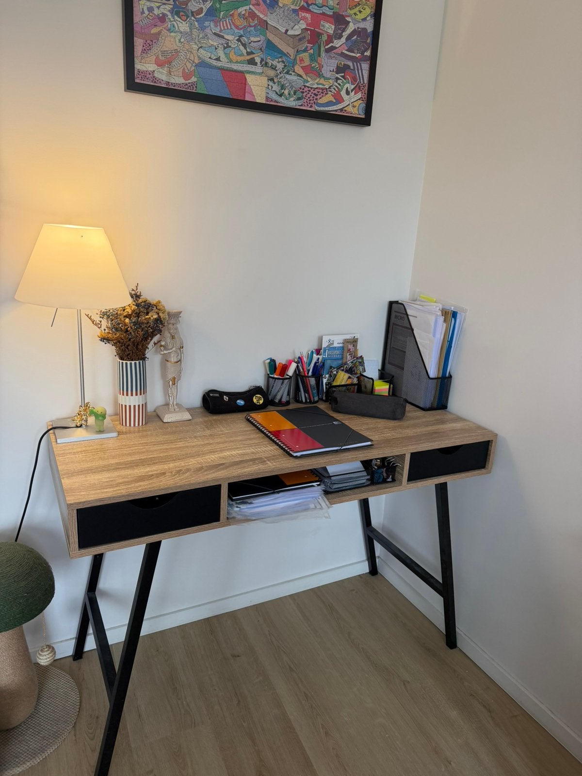 Bureau, Maison & Meubles, Bureaux, Autres marques, Avec tiroirs, Comme neuf, Enlèvement