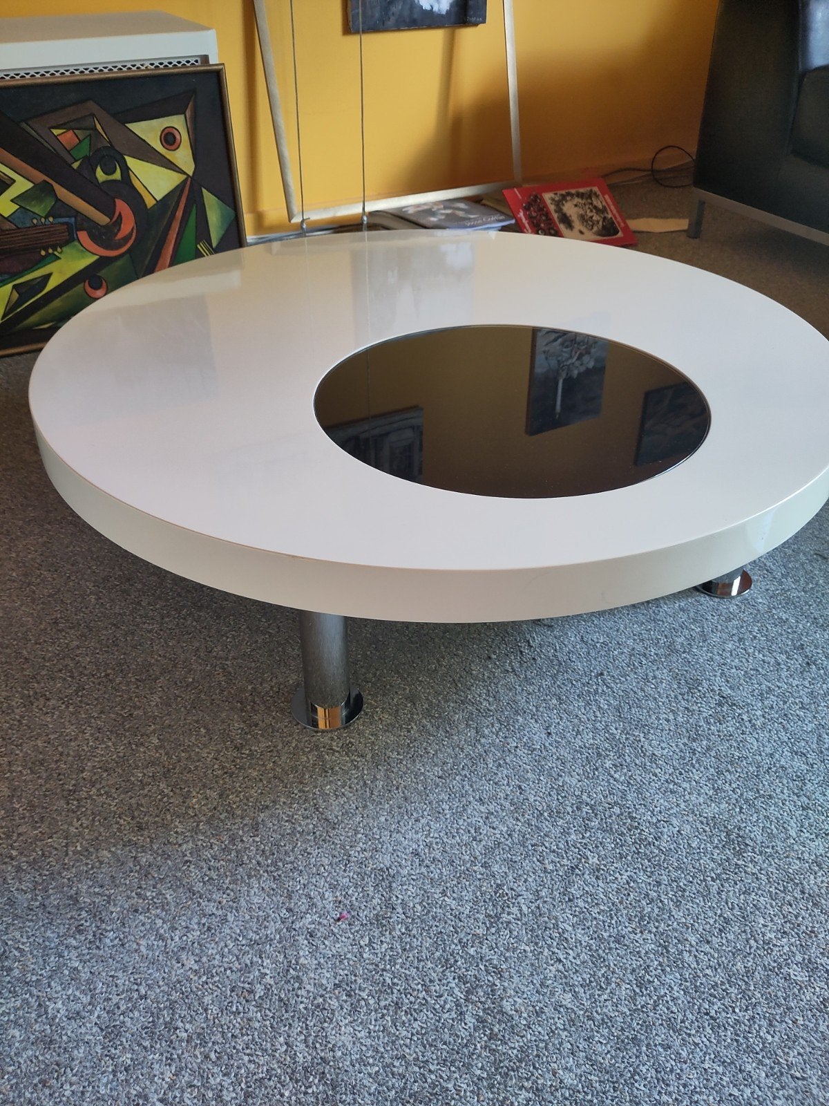 Table basse ronde diamètre 100, Enlèvement, Verre