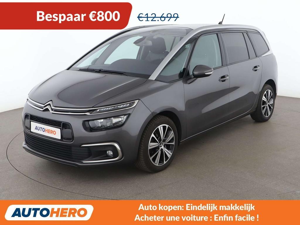 Citroën Grand C4 Picasso 1.6 THP Shine (bj 2017, automaat), Stof, Gebruikt, 165 pk, C4 (Grand) Picasso