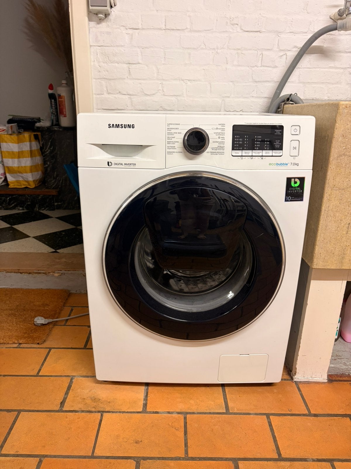 Samsung wasmachine Addwash, Electroménager, Lave-linge, 1200 à 1600 tours, 6 à 8 kg, Chargeur frontal, Enlèvement
