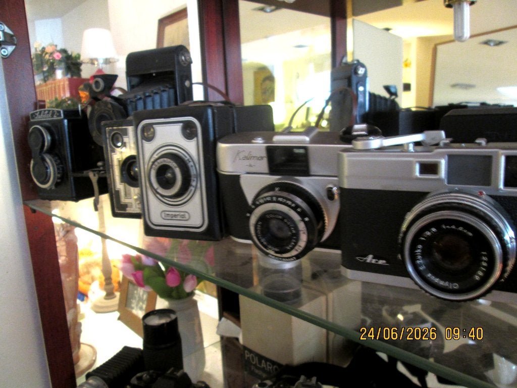 lot retro fotocamera's met toebehoren voor slechts 250 euro, Audio, Tv en Foto, Fotocamera's Analoog, Polaroid, Polaroid, Ophalen