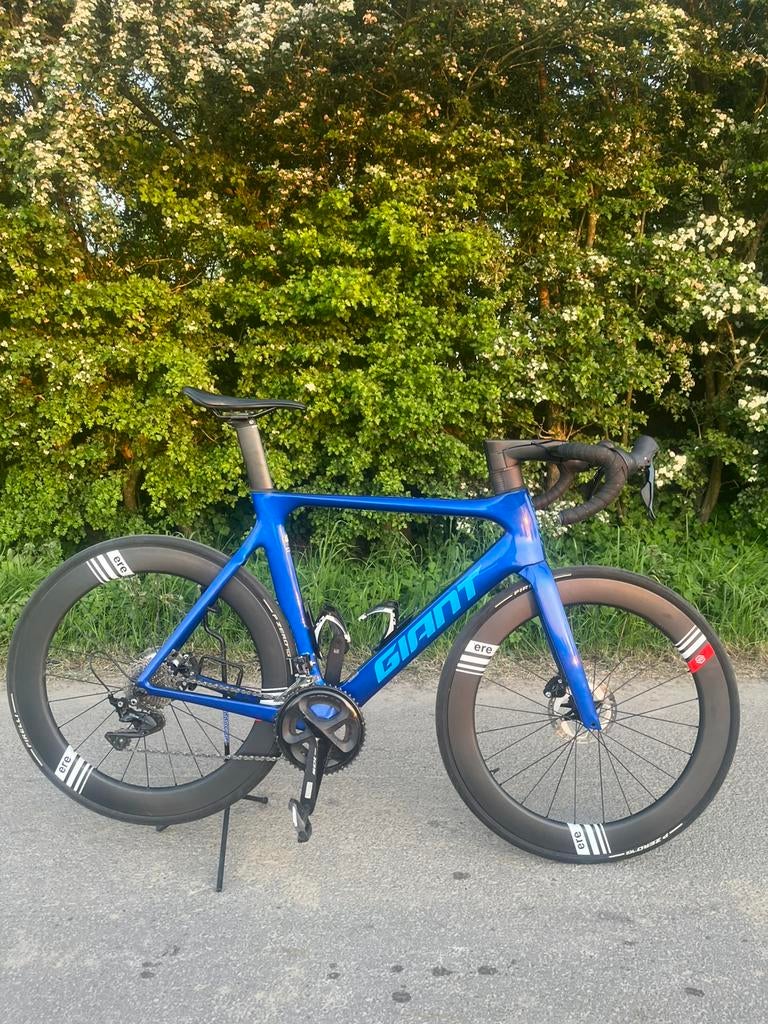 Giant propel advanced 1 maat M/L cobalt blue, Enlèvement, Comme neuf, Giant