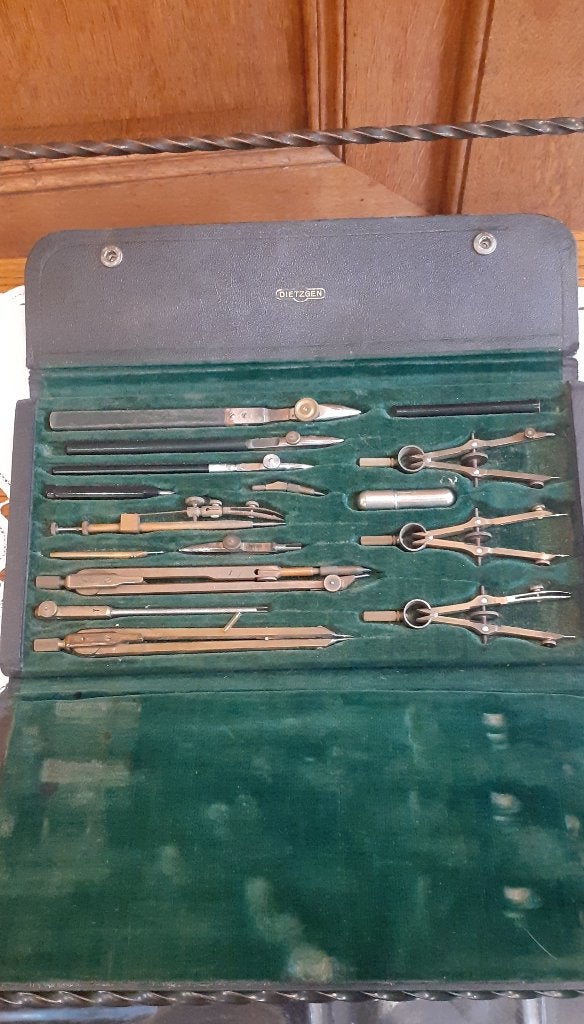 Coffret complet de compas, Diversen, Schoolbenodigdheden, Ophalen of Verzenden, Gebruikt