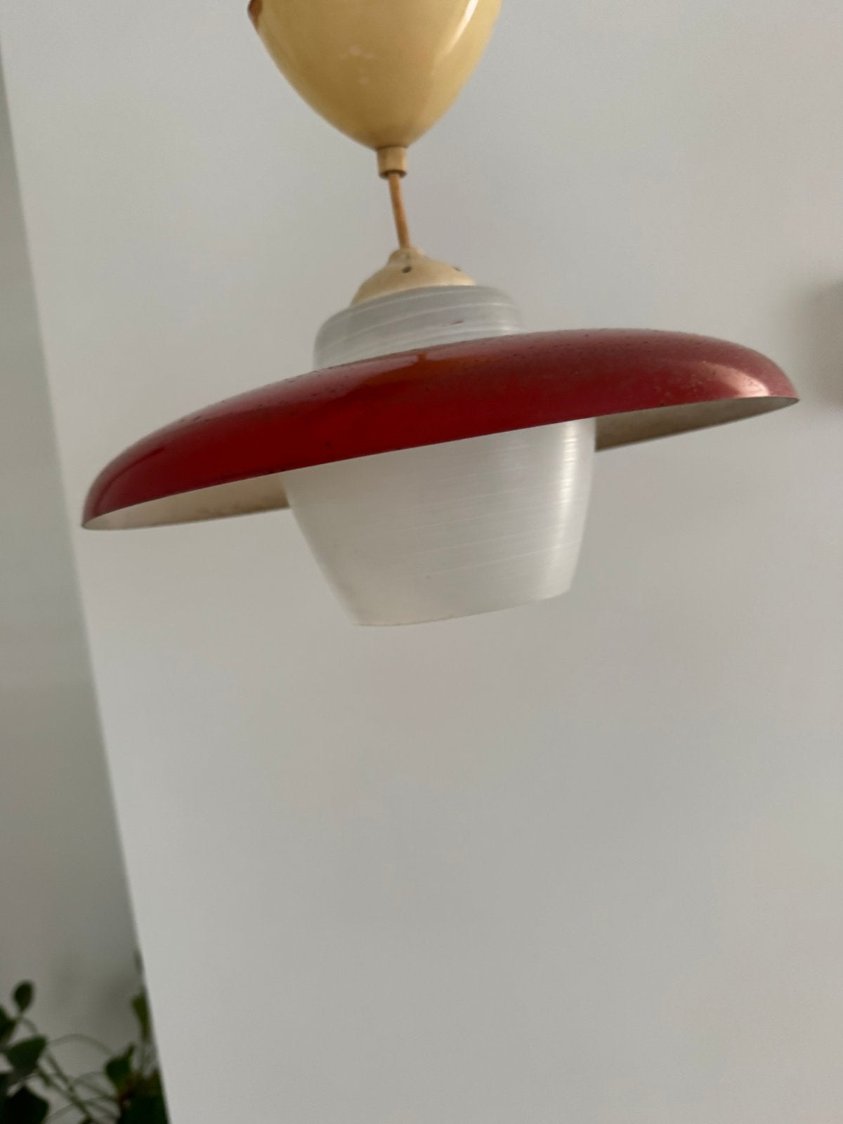 Jaren 60 hanglamp – Philips lamp – Louis Kalff, Enlèvement, Comme neuf