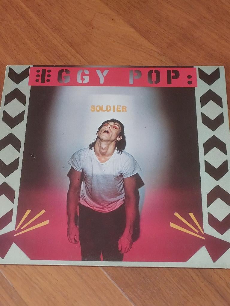 IGGY POP soldier LP, Gebruikt, 1980 - 1989, Alternative, Ophalen of Verzenden