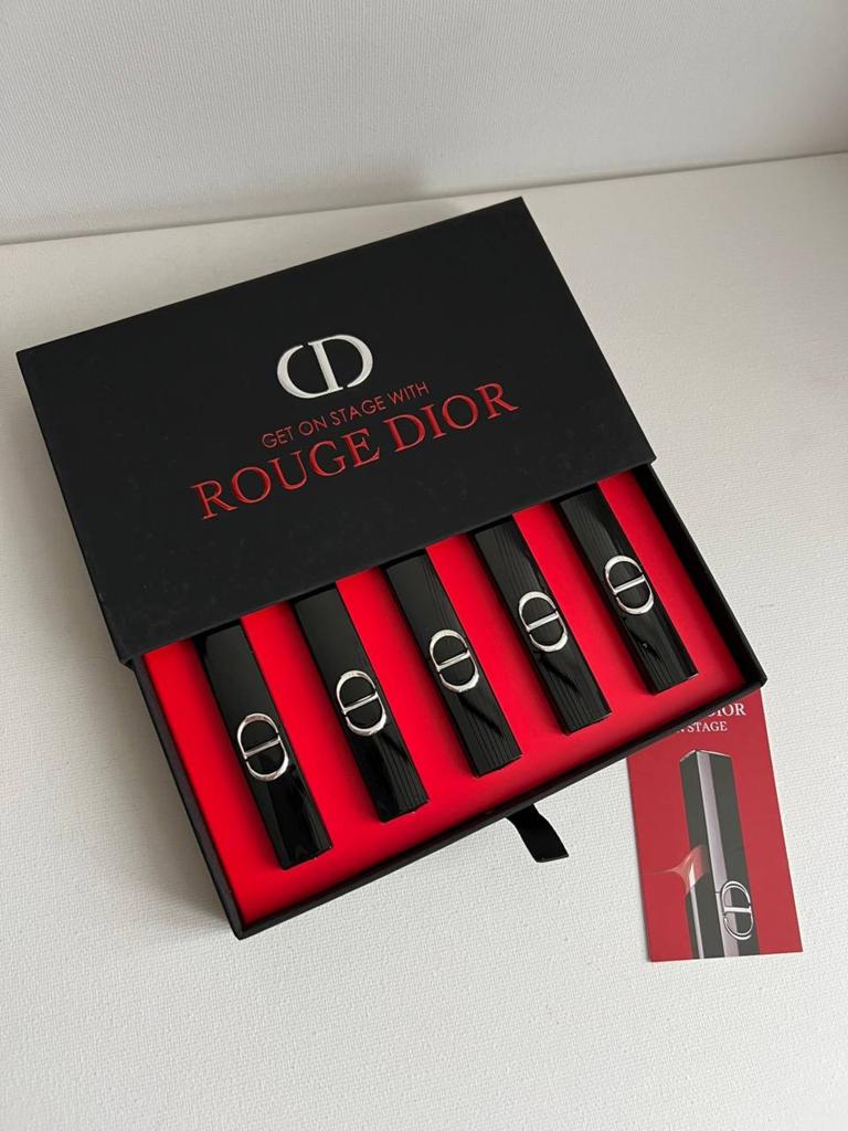 Dior Rouge Dior lipstick set – 5 kleuren in luxe box, Verzenden
