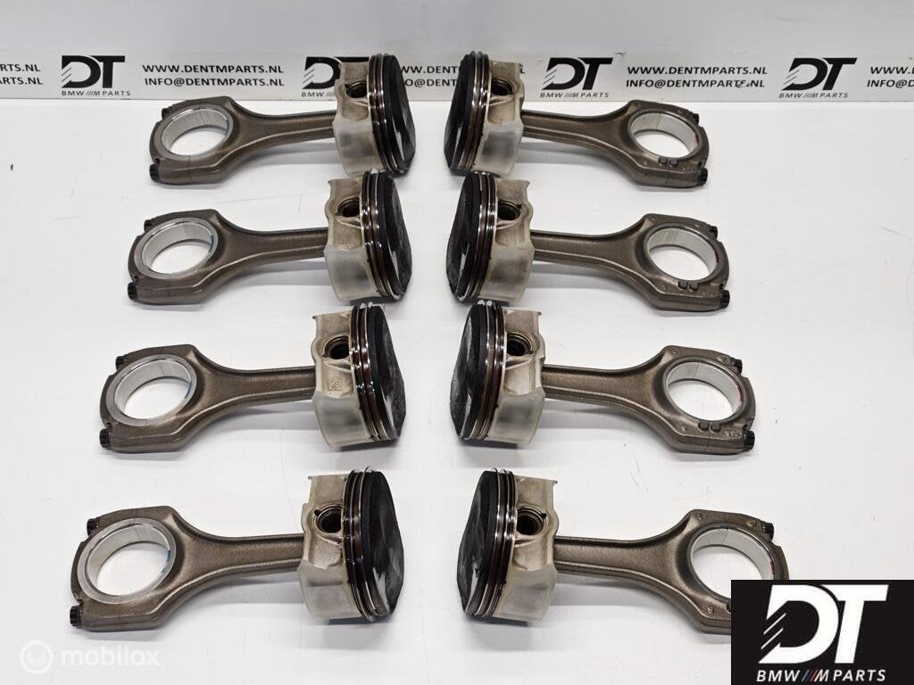 Zuigers + drijfstangen BMW M3 E92 S65 V8 S65B40 11257840922, Gebruikt, Ophalen of Verzenden, BMW, BMW