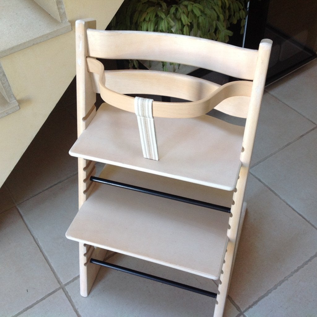 kinderstoel Stokke Tripp Trapp met beugel, Kinderen en Baby's, Kinderstoelen, Ophalen of Verzenden, Gebruikt, Meegroeistoel, Aanschuifbaar