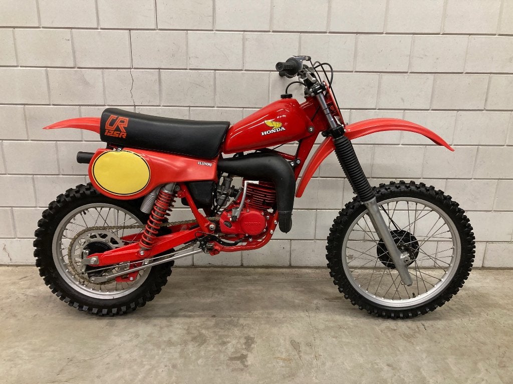 HONDA cr 125 display bike oldtimer MOTORCROSS bouwjaar 1979, 1 cilinder, Crossmotor