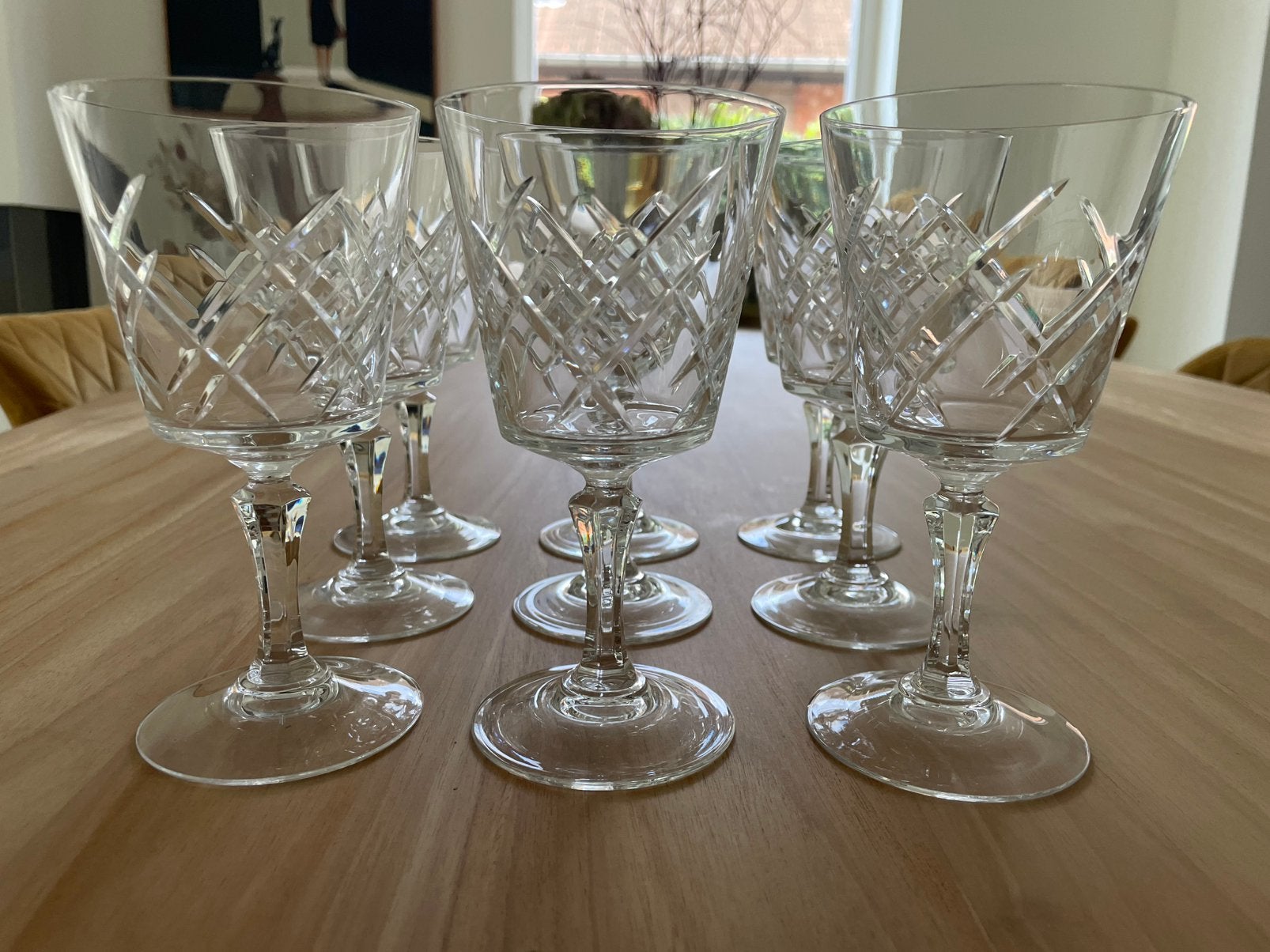 Kristallen glazen Cristal d’arques, Verzamelen, Ophalen, Zo goed als nieuw