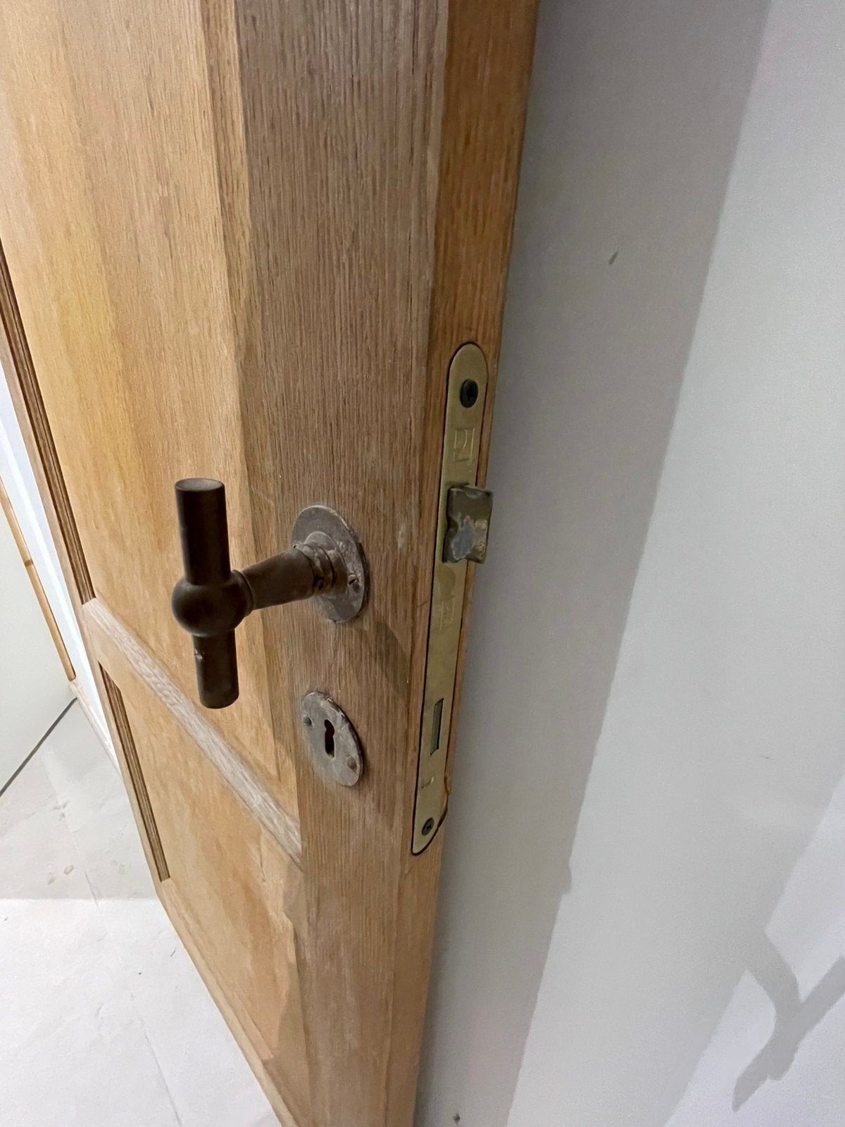 Porte chêne massif 2mx70cm, Enlèvement, Comme neuf
