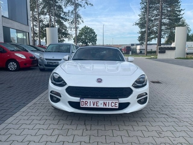 Fiat 124 Spider 1.4i MultiAir Turbo Lusso, Camera, Topstaat!, Auto's, Fiat, 4 cilinders, Cabriolet, Wit, Leder