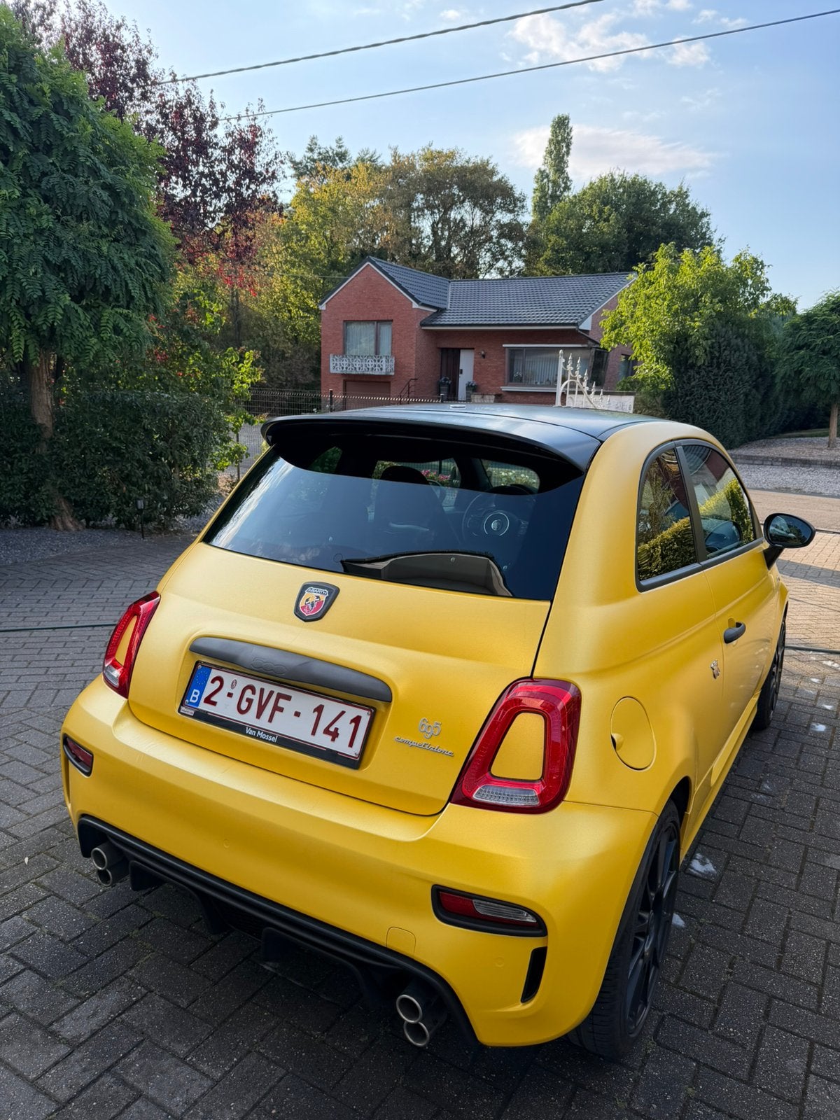Fiat Abarth 695 Competizione – 2024 – 12.013 km, Achat, Particulier, Apple Carplay, Gris