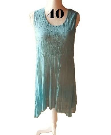 (15) -robe femme t. 40 bleue, Taille 38/40 (M), Enlèvement ou Envoi, Comme neuf, Bleu