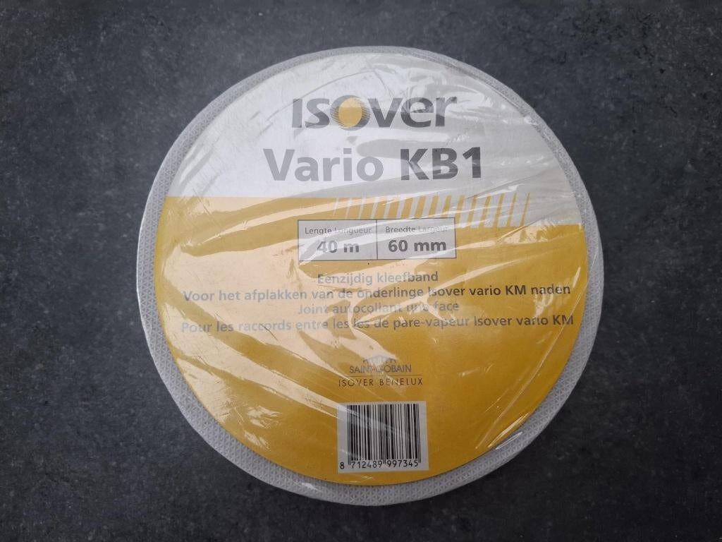 Isover Vario KB1 tape – nieuw / rol 40m, Doe-het-zelf en Bouw, Isolatie en Afdichting, Minder dan 4 cm, Overige materialen, Nieuw
