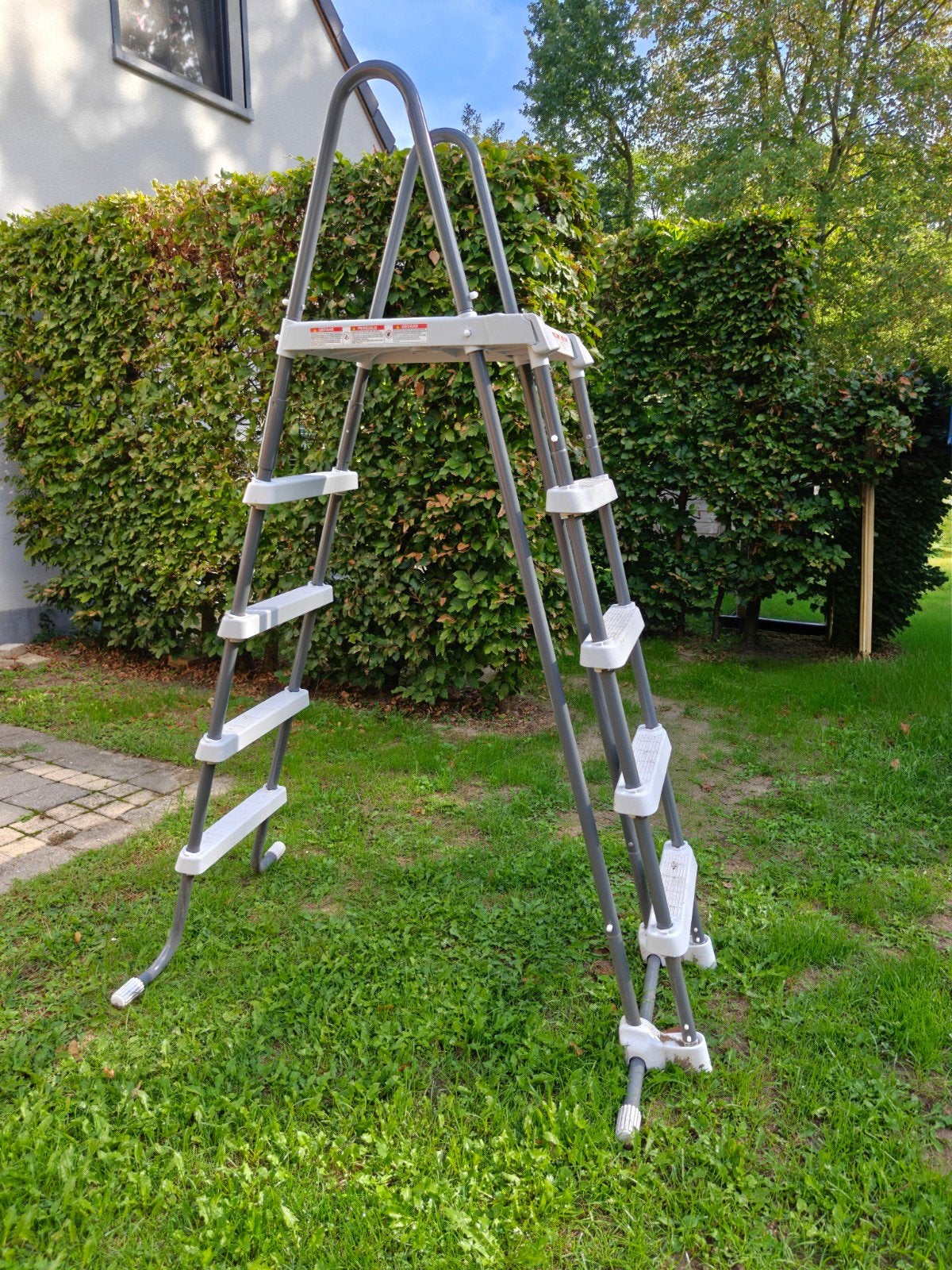 zwembadladder Intex 5 treden, Tuin en Terras, Ophalen, Zo goed als nieuw, Ladder