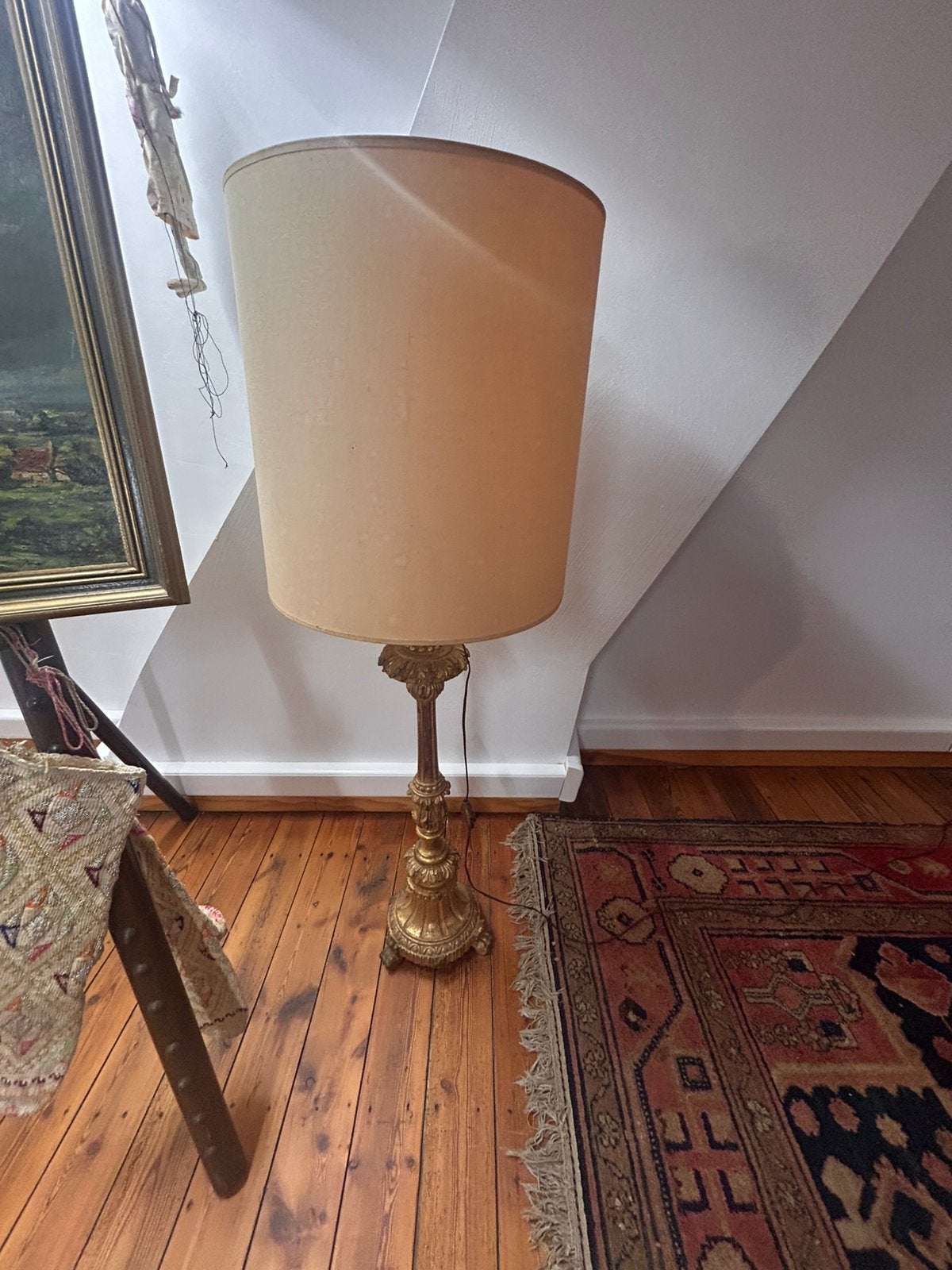 Staande lamp, Ophalen