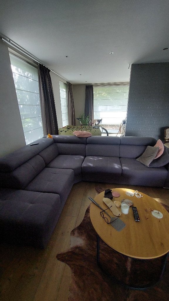 Zetel, Huis en Inrichting, Ophalen, Gebruikt, Hoekbank, Stof