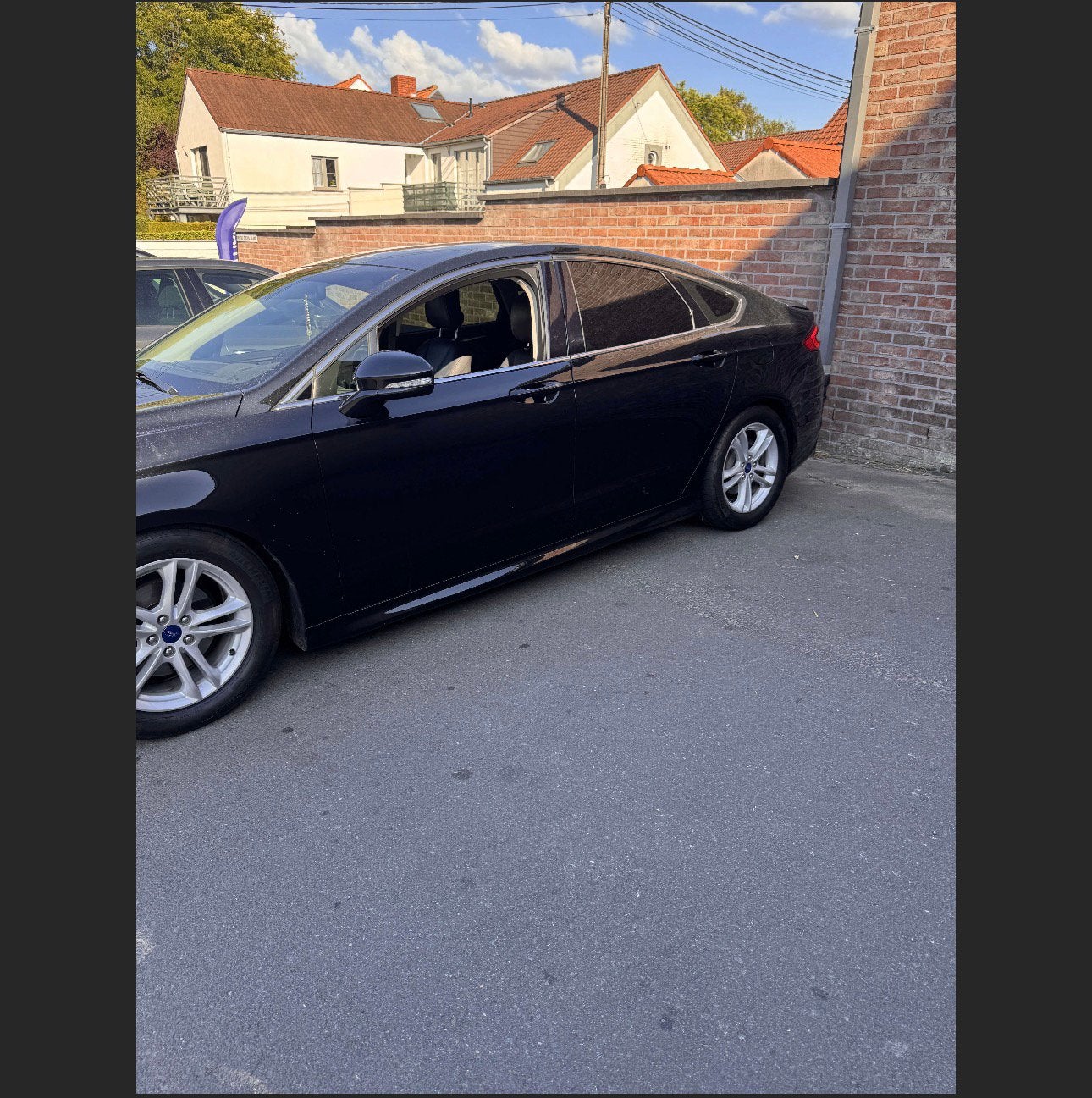 Ford mondeo 2.0 ecoboost 203 ch business edition st line, Auto's, Automaat, Mondeo, Zwart, Leder