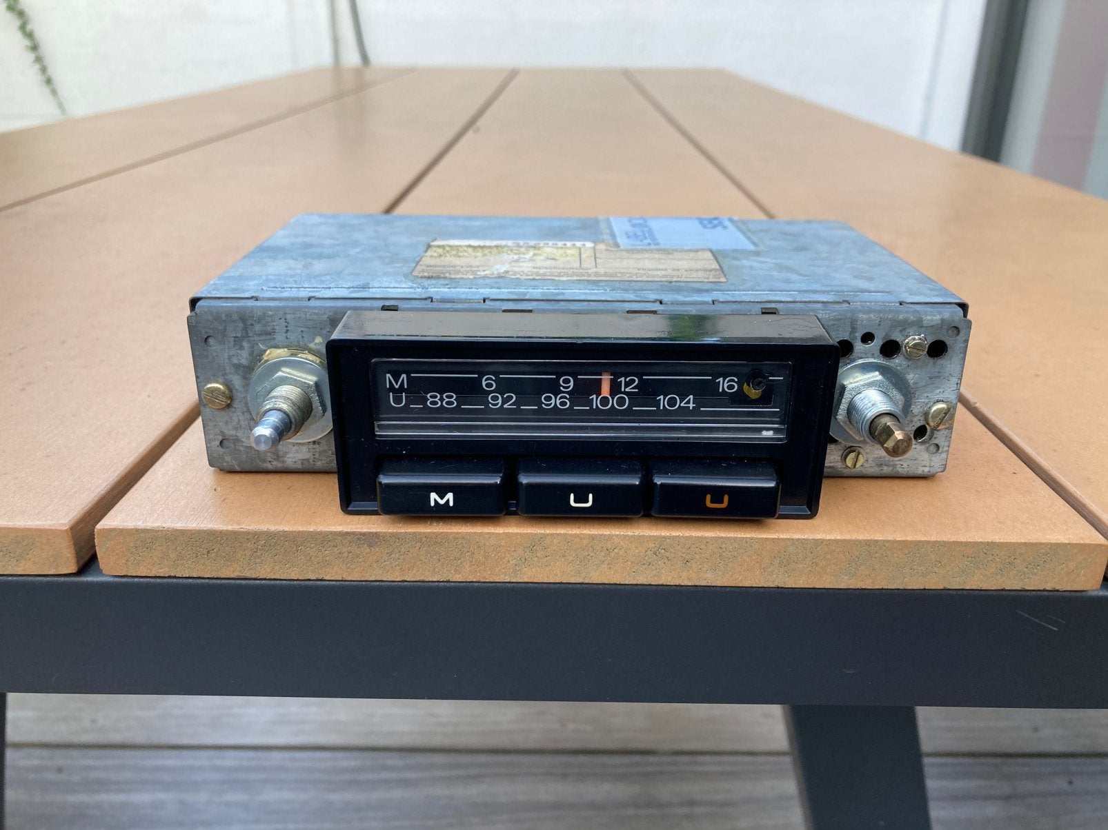 Blaupunkt Braunschweig FM vintage autoradio - werkend, Enlèvement ou Envoi, Utilisé