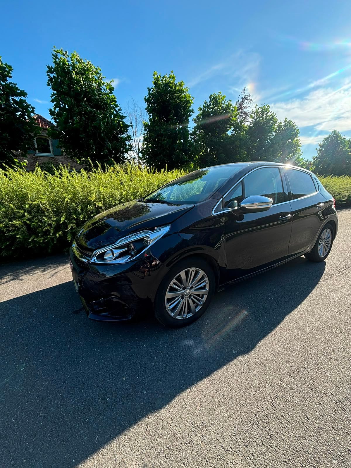 Peugeot 208 Allure 2019 Km 104xxx, Auto diversen, Ongevalwagen, Peugeot, Benzine, Ophalen of Verzenden
