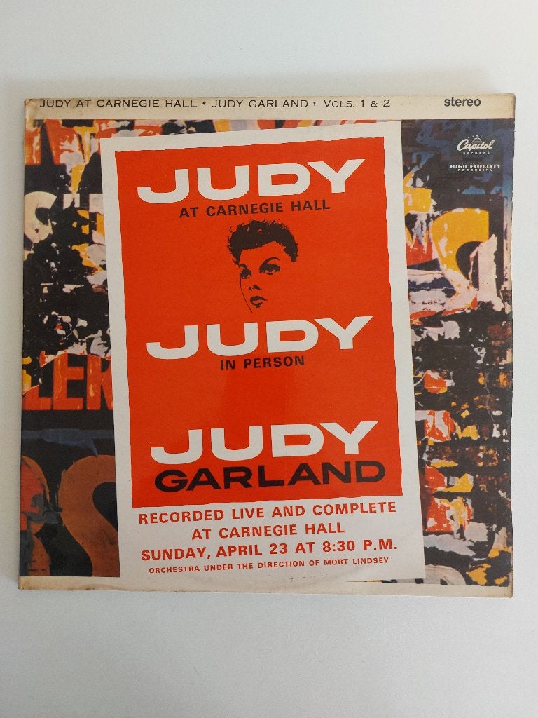 Judy Garland- Judy At Carnegie Hall(1961-Rock/Pop-Dubbel Lp), LP, Dubbel-LP, Gebruikt, Pop