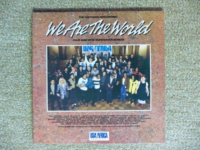 USA For Africa LP We Are The World (CBS 1985), LP, Pop, Ophalen of Verzenden, Zo goed als nieuw