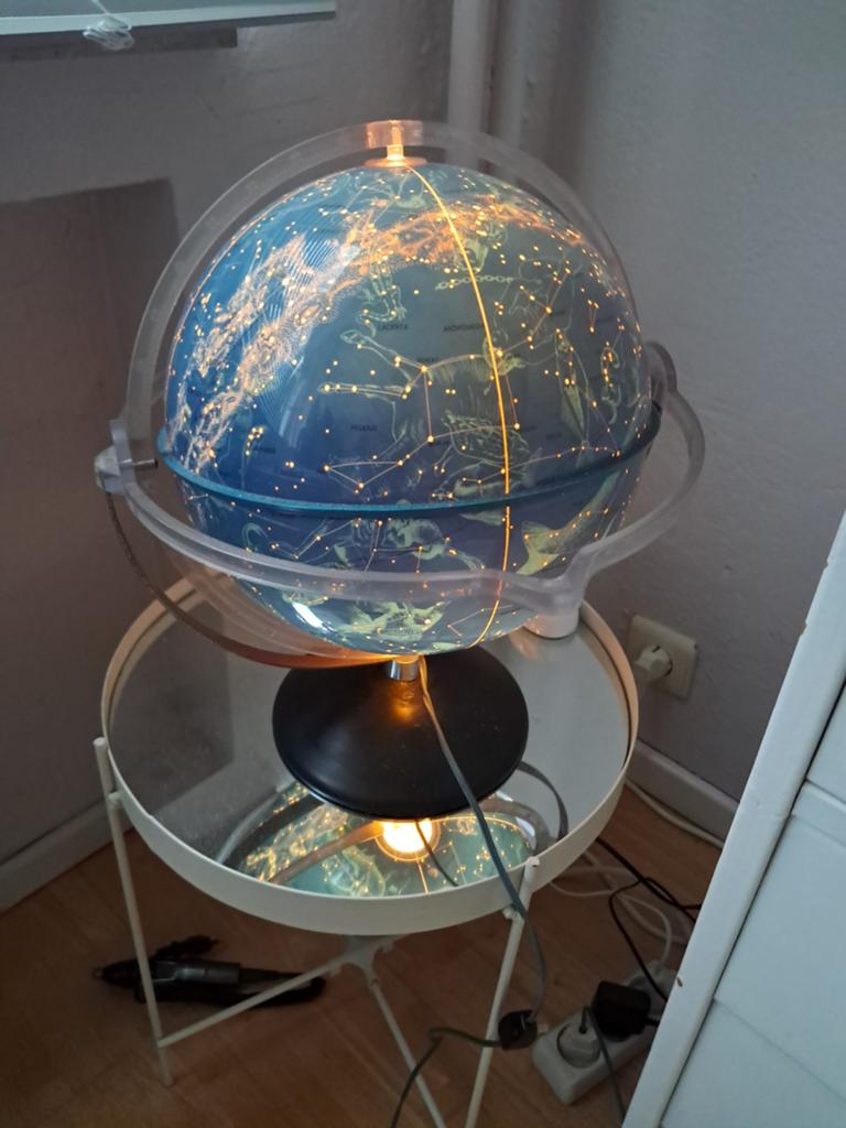 Mooie hemelbol vintage in perfect werkende staat., Ophalen