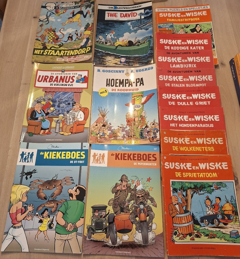 Lot van 14 strips, Boeken, Meerdere stripboeken, Ophalen, Gelezen, Diverse Auteurs