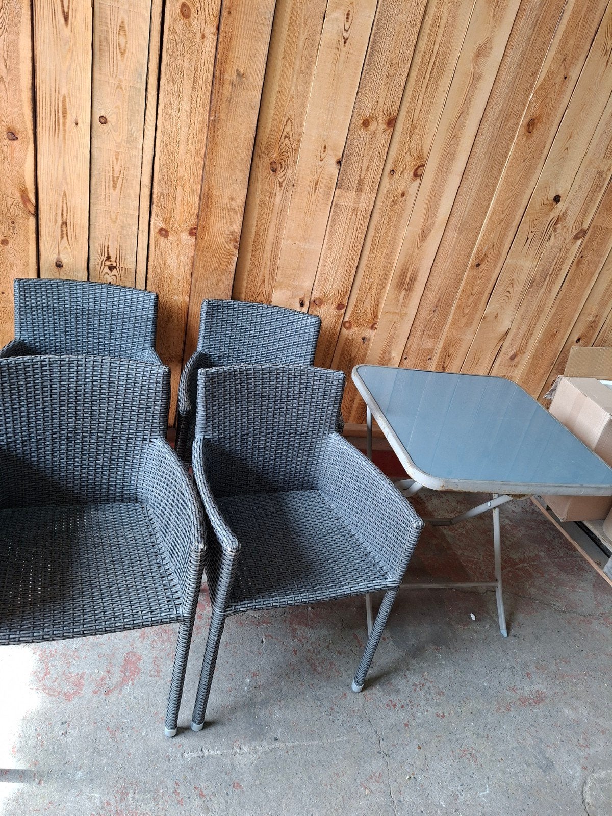 Rieten tuinset, Tuin en Terras, Ophalen, Tuinset