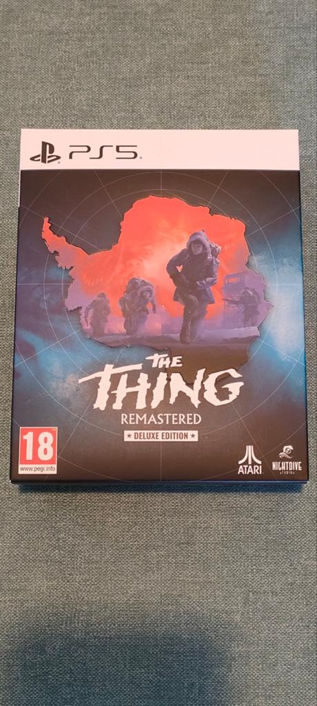 THE THING REMASTERED DELUXE EDITION PS5, 1 joueur, À partir de 18 ans, Aventure et Action, Comme neuf