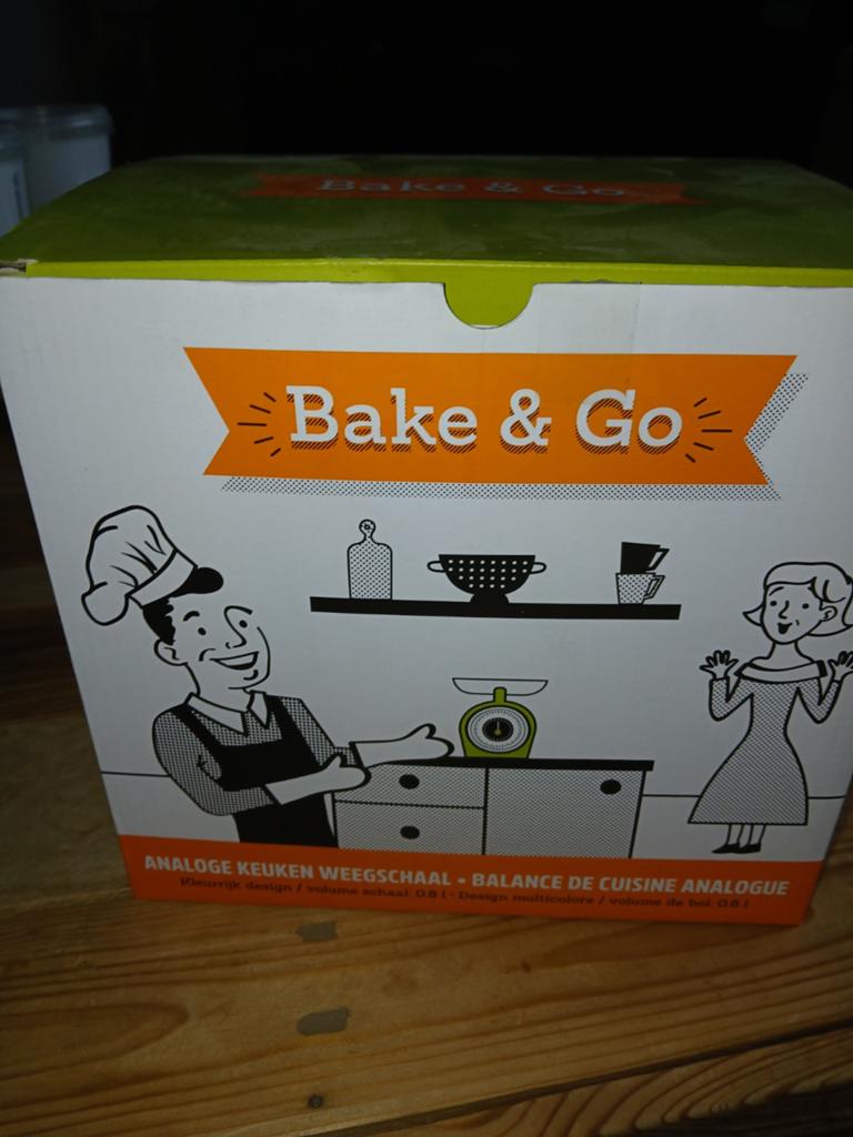 Analoge weegschaal, Bake & Go. Kleur groen. Max 5kg, Ophalen, Groen