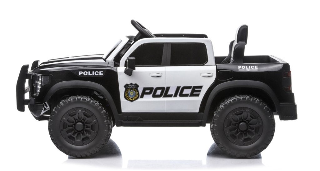 Voiture électrique enfant • JEEP DE POLICE luxe • 12V 7Ah, Neuf