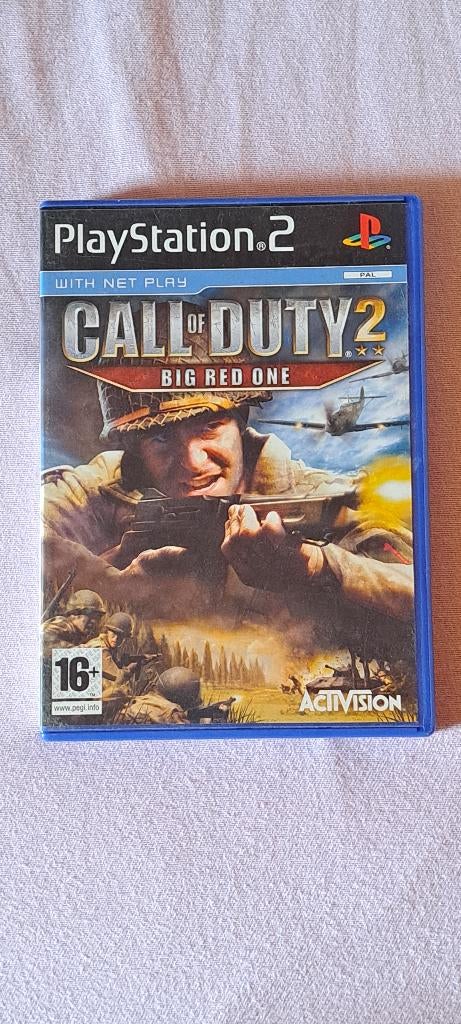 Call of duty 2 big red one, Games en Spelcomputers, Games | Sony PlayStation 2, Ophalen of Verzenden