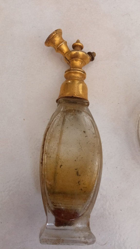 Vintage parfumfles uit 1900, Antiek en Kunst, Verzenden