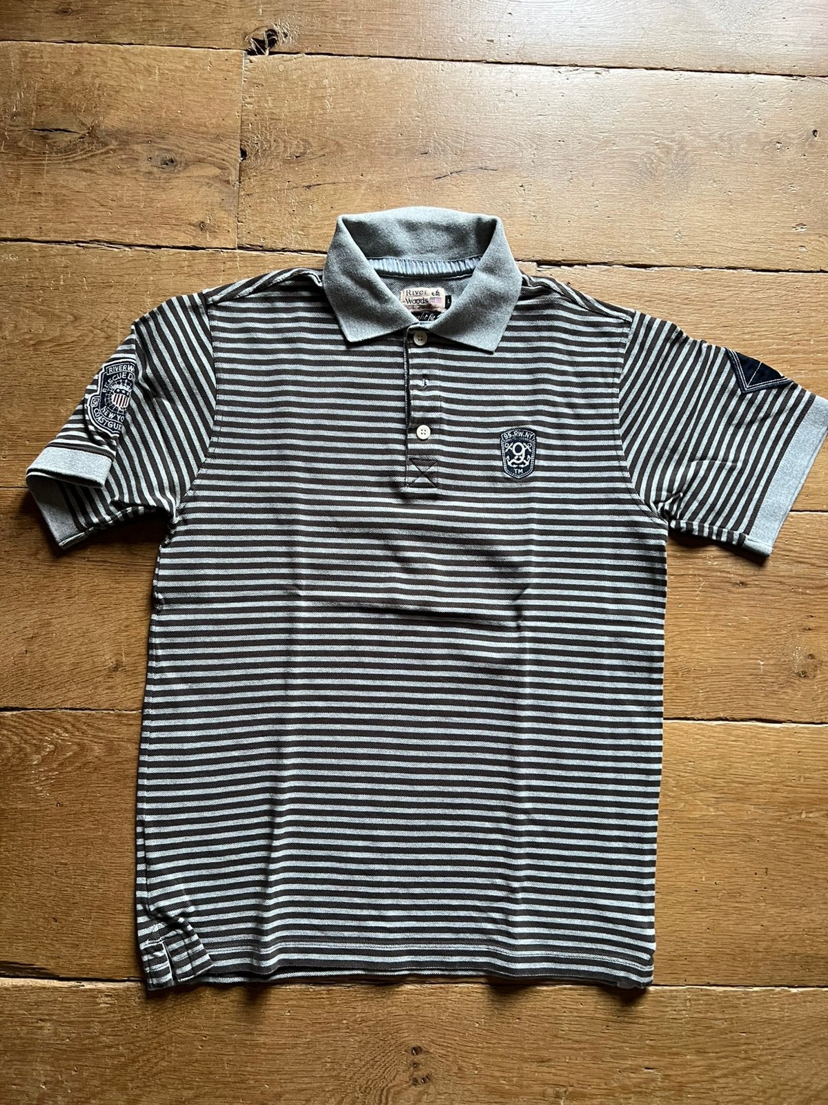 Polo River Woods maat large, Kleding | Heren, Polo's, Ophalen, Zo goed als nieuw, Maat 52/54 (L), Bruin