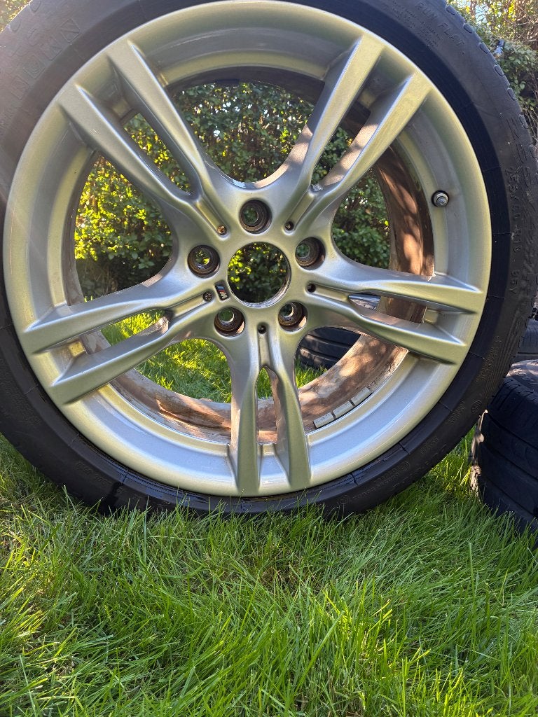 4 bmw-velgen op band type 400M 18inch, Ophalen, 18 inch, Gebruikt, 255 mm