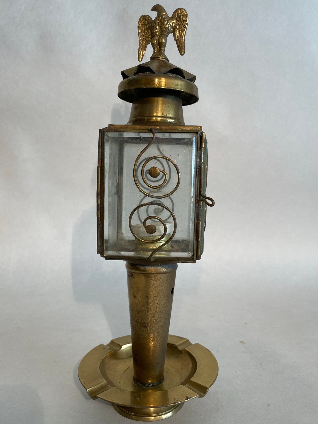 Lampe de voiture en cuivre antique, Antiquités & Art, Enlèvement, Cuivre ou Bronze