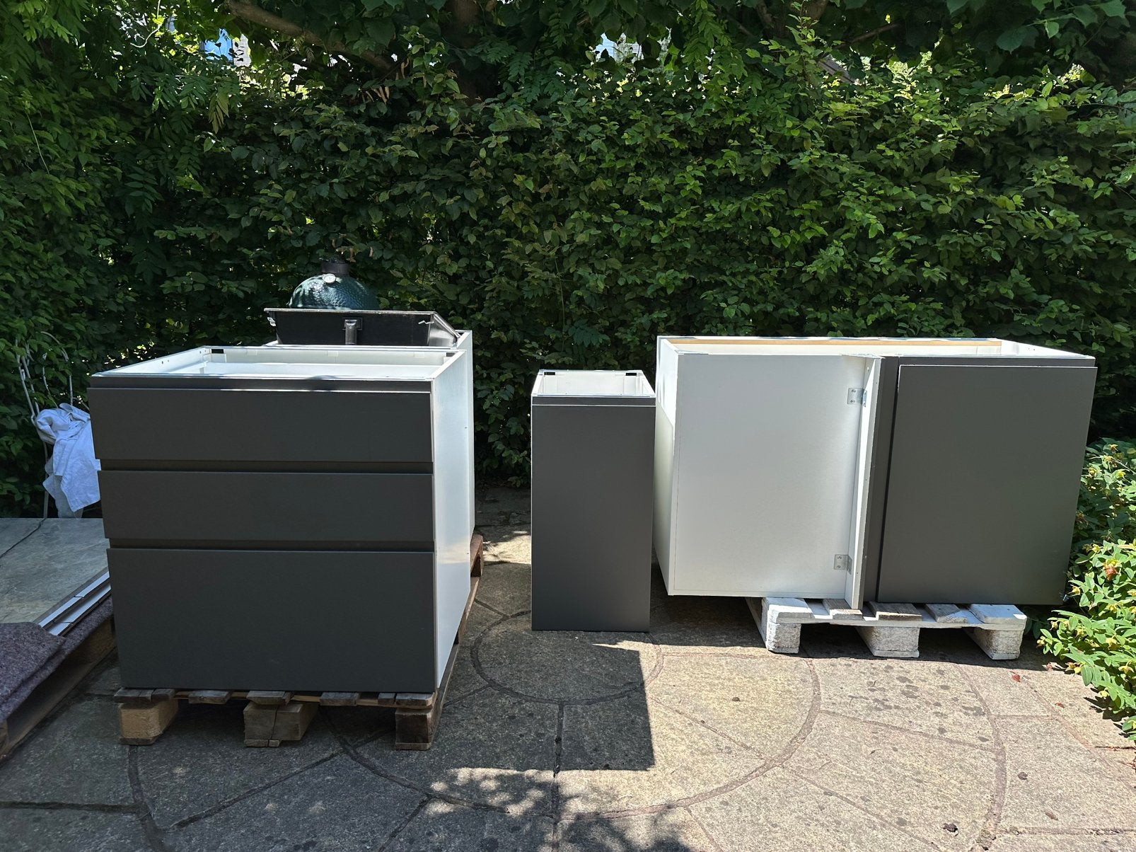 Keuken corpussen, Ophalen, Gebruikt, Graniet of Steen, Enkelwandige keuken