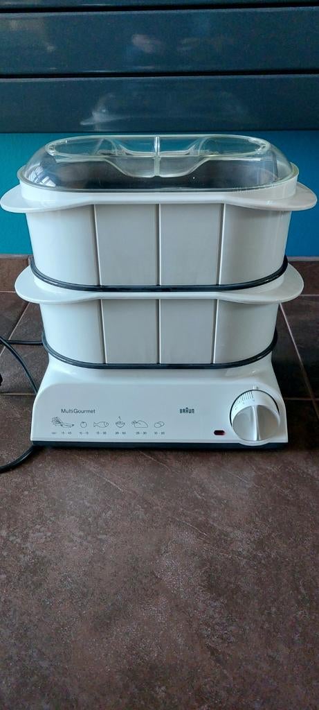 Cuiseur vapeur Braun multi gourmet plus comme neuf, Electroménager, Enlèvement