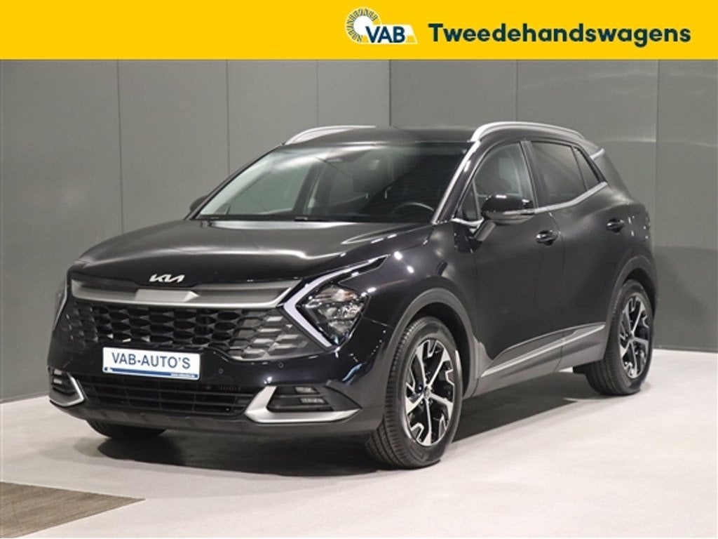 Kia Sportage   ICE INSPIRE T-GDI waarborg 4/2031!, Achat, Entreprise, Boîte manuelle, Noir