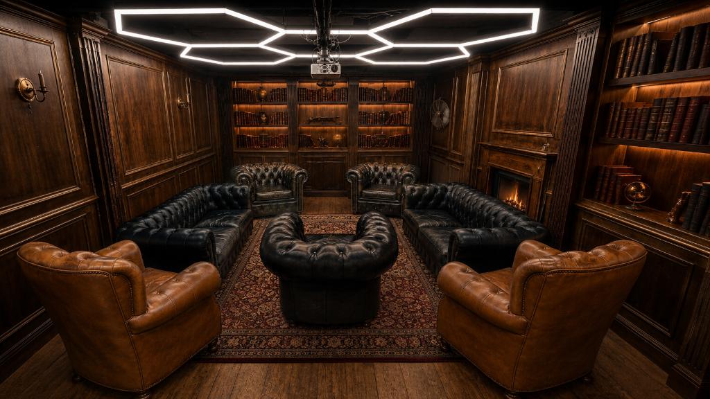 Salon  Bergères & Chesterfield de Collection 10 places, Huis en Inrichting, Zetels | Zetels, Ophalen, Gebruikt, Leer