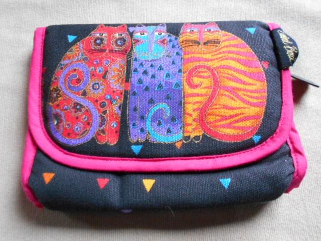 tasje met poezen, viracocha-lama, china, thailand enz, Handtassen en Accessoires, Toilettassen, Nieuw, Bruin, Ophalen of Verzenden