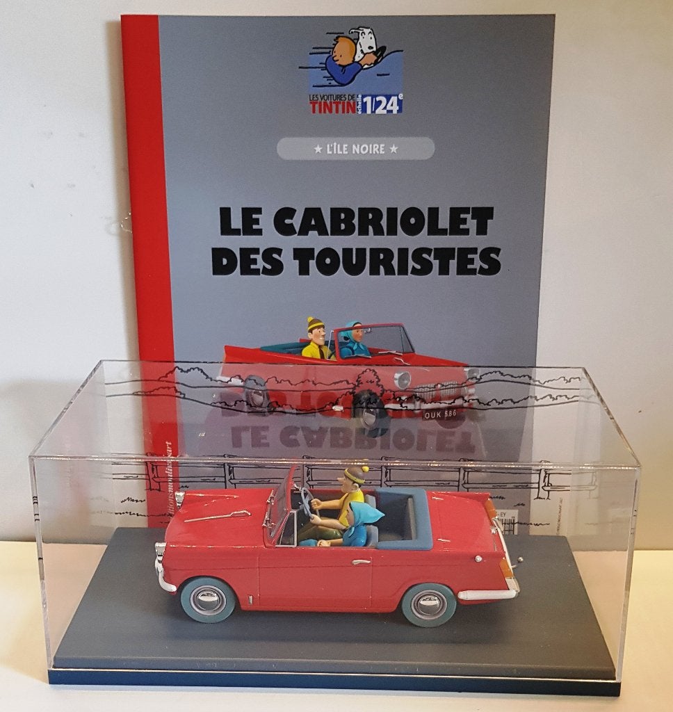 Les voitures de Tintin 1/24 N52 Le cabriolet des touristes, Collections, Envoi, Tintin, Neuf, Statue ou Figurine